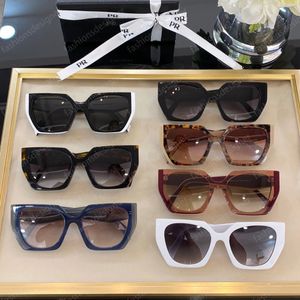 Męskie okulary przeciwsłoneczne okulary przeciwsłoneczne Słońce Mężczyźni Square okulary złote litery 1: 1 Model Spr 15ws Rama octanu Goggle Italian Triangle Trendy Designer Sunglasss for Women