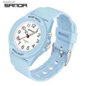 Orologi da donna Moda Orologi da donna blu chiaro Orologio da donna al quarzo Impermeabile 50M Display luminoso Orologio da ragazza casual per donna montre femmeL231216