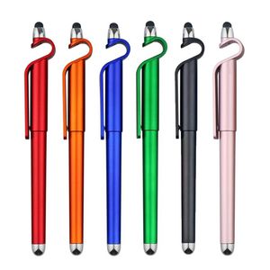 Çok fonksiyonlu cep telefonu standı kalem iki boyutlu kod logo nötr kalem özel hediye reklam kalemi toplantı kalemi yazdırabilir