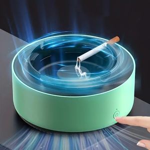 1pc Self-extinguishing Ashtray, Smart Ashtray Air Purifier, Instantly Remove Second-hand Smoke And Smoke Smell, No Battery, Smoking Accessories