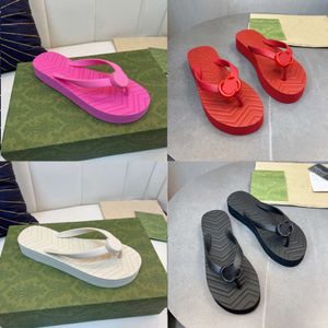 Designer Sandálias Tanga Chinelos Praia Sandálias de Verão Chevron Sandália de Borracha Preto Flip-Flops Com Caixa 351