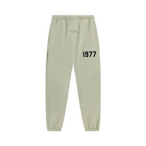 Calças de grife 1977 Mens Hoodie Sweat Pants Essentialhoody Jogger Sweatpants Mulher Carta Impressão Essentialhoody Set Sports Four Season Calças Cores Calças