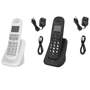 Telefoner D1003 Desk -telefon med samtal Trådlös fasta telefon för ELS -kontor och hem Multi -språk 231215