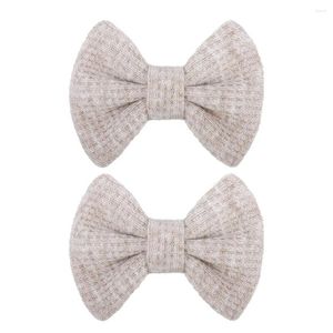 Accessori per capelli Classico 2023 Tessuto waffle Squisita coda di cavallo Barrette per ragazza Commercio all'ingrosso Clip con fiocco fai da te Copricapo