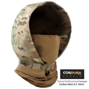 Cappellini da ciclismo Maschere Tattico Camouflage Maschera integrale Cappello militare Esercito Caccia Bicicletta Ciclismo Neve Multicam CP Ghetta esterna Protezione solare Cappuccio 231216