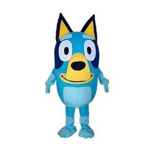Halloween Performance Bluey Dog Bingo Mascot Costumes Carnival Hallowen gåvor Vuxna Fancy Party Games outfit Holiday Celebration Cartoon Character Outfits