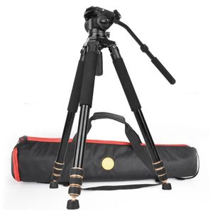Аксессуары Q680 Видео -штатив с жидкой головкой 192 см. Профессиональная тяжелая камера штатива для камеры DSLR Nikon Canon Sony Camer