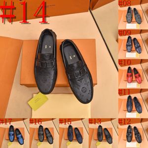 38 Model Orijinal Deri Tasarımcı Erkekler Lüks Adam Yumuşak İlkbahar Mokasinleri için Günlük Ayakkabılar Artı Boyut 38-46 Tenis Maskulinos