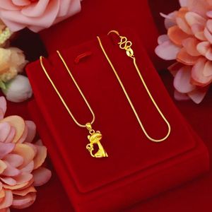 Pingentes colar original de ouro para mulheres pendentes de gato fofo para casamento de alta qualidade jóias de ouro reais casamento bijoux femme