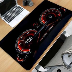 Mouse Pads Wrist Rests Super Car Art HD Printing XXL Mouse Pad Gamer Accessory Hot Large Computer Lock Edge Tangentboard Mat Anime Cartoon J231215