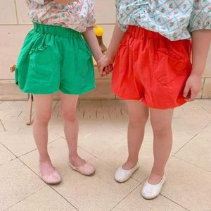 Shorts 2023 Mädchen Rüschen Sommermode Baumwolle Kinder 2-8 Jahre OO66