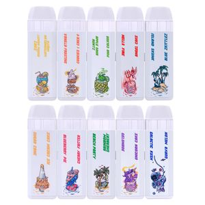 선택 슬래브 듀얼 맛 1ml/2ml 일회용 빈 vape 충전식 280mAh 기화기 10 균주 스톡 1000pcs