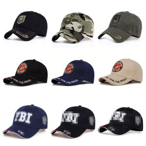 Wholesale Marine Corps Police Baseball Hat Army Outdoor Sunshade Hat Adjustable Unisex Letter Embroidered Peaked Hat