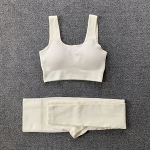 Roupas de Yoga Mulheres Sem Costura Conjunto de Yoga Ginásio Fitness Terno Mulheres Push Up Bra Cintura Alta Perna Sexy Fitness Sportswear 231216