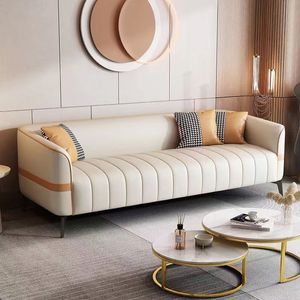 Sofás leves de luxo, sofás modernos e minimalistas para recepção de negócios, vendas diretas da fábrica