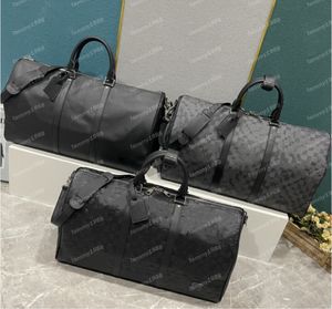 50cm Duffel Bags Unisex Fashion Casual Designer Luxury Travel Bag TOTES Boston Handbag Cross body Messenger Bags Shoulder Bags Quality 10A M44810 M45731 Purse Pouch