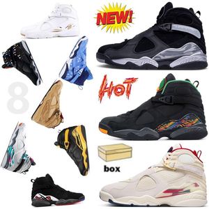 Scarpe da ginnastica da basket 8 Mi Casa Es Su Casa Playoffs 8s Playoff Gunsmoke Bugs Bunny South Beach Aqua Trophy Bred Black Samurai Countdown Pack Uomo Scarpe da uomo