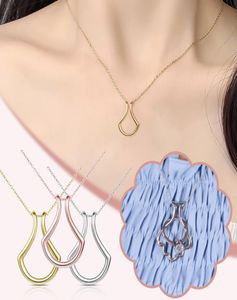 Ring Holder Pendant Necklace For Women Girl Friend Ring Keepers For Nurse Medician Worker Simple Trendy Halsbandsmycken 2022 NEW5995496