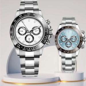 mens DAYTONGS relógio designer relógios homens moldura de cerâmica movimento mecânico automático com caixa designer à prova d 'água Relógios pulseira de aço inoxidável orologio di lusso