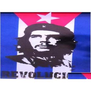 Banner Flags che guevara bayrağı Revolcion Küba dikey 3ft x 5ft polyester uçuş 150 90cm özel dış mekan CG23637696 Damla Teslimat H DH9LD