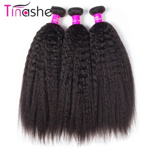 Sentetik peruklar Tinashe Saç Peru Paketler Remy İnsan 3 Doğal Renk 1028 inç İlginç düz saçlı satılık 231215