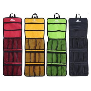 Carabiners Foldable Rock Climbing Storage Bag Durable Carabiner Hook Partitions Organizer Holder Hiking Gear 231215