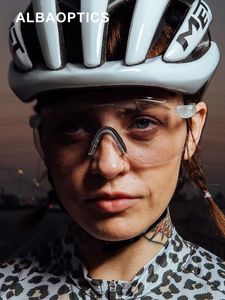 Óculos 2022 albaoptics óculos de sol polarizados para ciclismo, óculos fotocromáticos para homens e mulheres, marca esportiva uv400, óculos ao ar livre tr90 para bicicleta