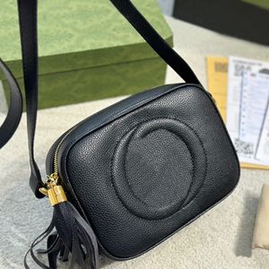 Designer bags Soho Disco Shoulder Bags Tassel chain Brand Women's leather camera bag Fashionable square bag Luxury crossbody bag Fringed Messenger Purse Famous G