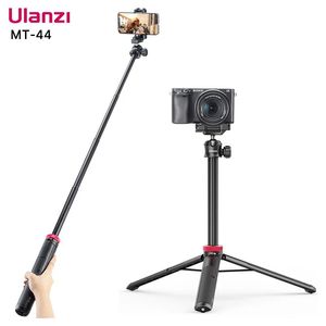 Holders VIJIM Ulanzi MT44 Extendable Vlog Livebroadcast Tripod Stand with Phone Mount Holder 42Inch for DSlR SLR Camera GoproSmartphone