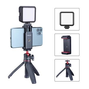 Statywy Ulanzi ST07 przedłużenie Tripod Dimmable LED Video Light Vlog Kit statywu YouTube Live Conference Light Zestaw