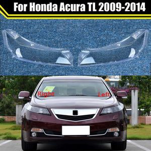 Bilstrålkastare för Honda Acura TL 2009-2014 Auto Headlamp Shell Lampcover Transparent lampskärmslampglasfodral