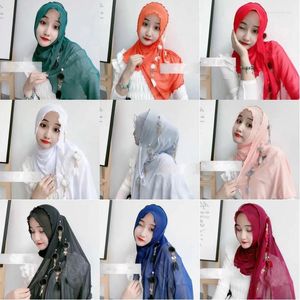 Scarves moda bayanlar tavan aksesuarları Arap başörtüsü Dubai saçaklı hijab İslami şal mizaç kürk topu dekorasyon