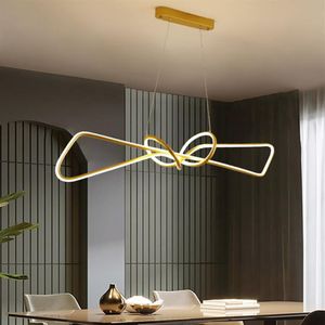 Современная подвесная люстра для офиса, столовой, кухни, алюминиевая волна, блеск, современная люстра Avize, светильники2029