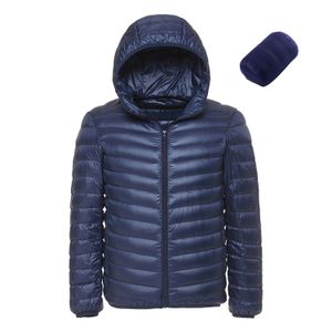 DOWN MEN'S Down Parkas Spring and Autumn Fashion Boutique Duck White Down Solido Colore Solido Casualmente Cappuccetto da uomo Giacca maschio giù per maschio 231215