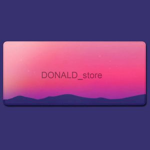 Mouse Pads Wrist Rests Desk Mat Purple Landscape Scenery Minimalist Mouse Pad XXL 900x400 Gaming Mousepad Pink Extended Deskmat Keyboard Carpet J231215