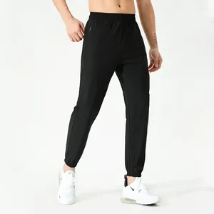 Pantaloni attivi Logo AI 2023 Leggings larghi casual da uomo in seta di ghiaccio Corsa all'aperto Allenamento fitness Aria condizionata Pan sportivo ad asciugatura rapida