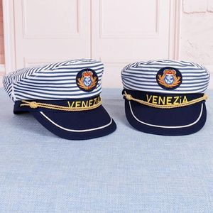 Berets Captain Hats Sailor Costume Accessory For Masquerade Party Decorations Elegant Dressing Theme Nightclub