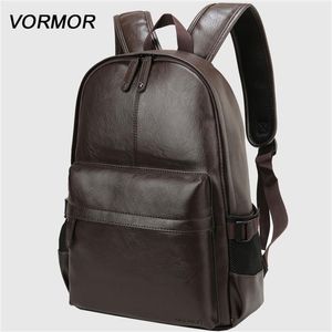 VorMor Brand Waterproof da 14 pollici di zaino per laptop zaino in pelle zaino per adolescenti uomini casuali daypacks mochila maschio 220329302e
