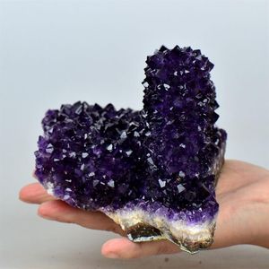 100 g extra en uruguayan ametyst geode kluster bildande blommor262a