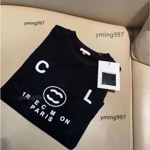 4xl CCチャンネルメンズTシャツフランストレンディショート衣類