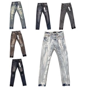 Lätt klädda jeans män vita bomullsbyxor överdimensionerade jeans högkvalitativa mäns byxor kropp svarta jeans kinesiska mode jeans grå smala byxor rippade denim jeans för män