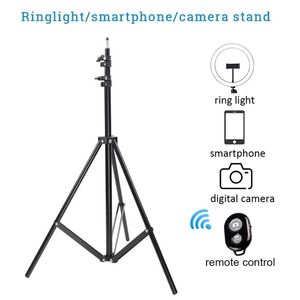 Acessórios Tripod Stand para o telefone do telefone Monopod com suporte remoto do suporte para telefone para foto de selfie TIKTOK