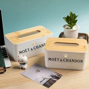 Storage Boxes Bins Paper drawer with Chandon Plastic handkerchief box Rectangular paper Removable desktop household holder 231216