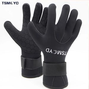 set NEW 3/5MM Scuba Diving Neoprene Gloves Men Women Spearfishing Winter Swim Equipment Underwater Antislip Warm Hunting Dive Glove