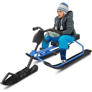 Sledding Ski Sled Snowboard for Kids Teens and Adults Winter Sport Slider Board Downhill Uphill Snow Sledge Ice Sleigh 231215