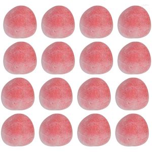 Party Decoration 100 PCS Artificial Fruit Decor Candied Fruits Fake Peach Prop Po Props Toys Miniature Models