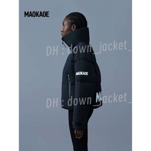 Mackages 퍼프 재킷 여성 디자이너 겨울 코트 매케이트 후드 길이 검은 카키 다운 재킷 드로우 스트링 허리와 여성 파카 재킷 969