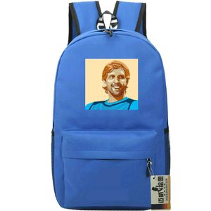 Рюкзак Dirk Nowitzki Werner Day Pack Баскетболист Школьная сумка Спортивный рюкзак Рюкзак с принтом Спортивная школьная сумка Открытый рюкзак