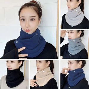 Scarves Winter Warm Collar Scarf Windproof Plush Neck Warmer Cover Protector Riding Sport