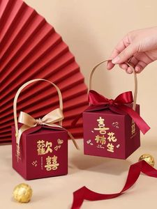 Geschenkpapier im chinesischen Stil für Hochzeiten, Spezialpapier, Pralinenschachtel, Geschenke für Gäste, Souvenir-Verpackung 2023